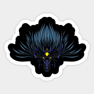 Blue Dragon Head Viper Sticker